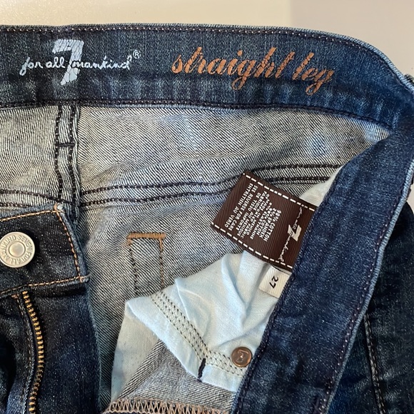 7 For All Mankind - straight leg jeans - size 27 - Picture 6 of 6